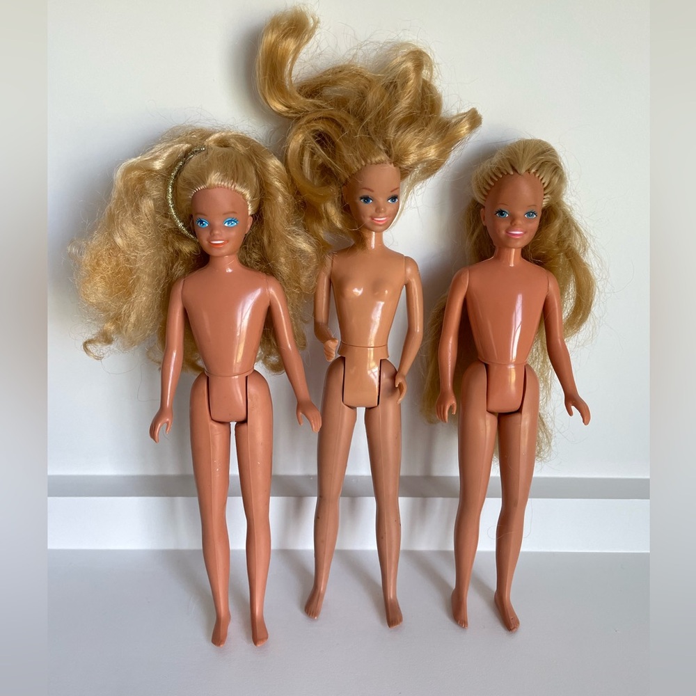 80s Skipper Doll Lot Of 3 Need TLC Barbie’s Sister 1980s
